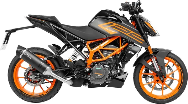 Tobă de eșapament LeoVince LV One Evo Carbon Slip-On pentru KTM 390 Duke (2024-2025), 2, nordicamoto.ro