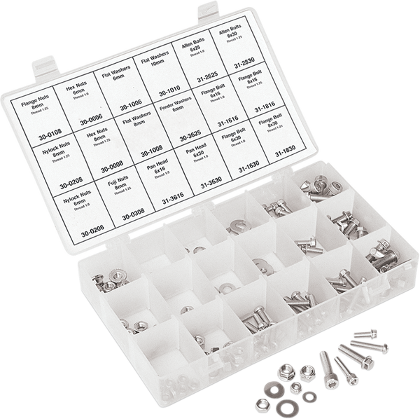 180-piece Metric Hardware Kit Silver -926c6c46e28da91c0d4e3c60db0aa590.webp