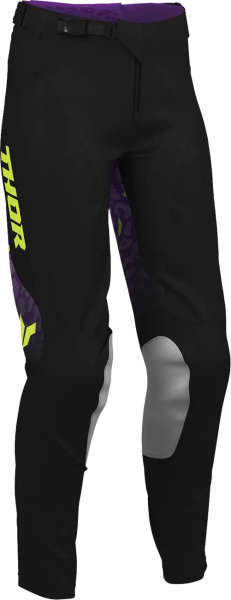 Pantaloni Launchmode pentru femei, cu model în pete, negru-violet, 1, nordicamoto.ro