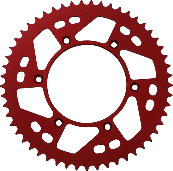 MOOSE RACING Rear Aluminum Sprocket Red, 4, nordicamoto.ro