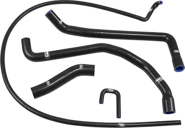 Set de furtunuri pentru radiator, negru, 1, nordicamoto.ro