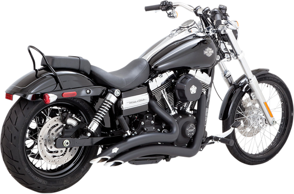Big Radius 2:2 Exhaust System Black, 1, nordicamoto.ro