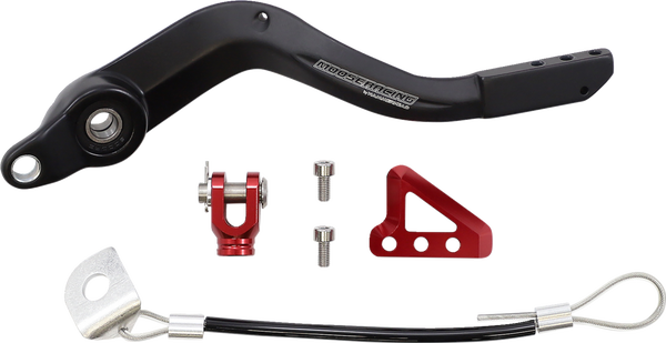 MOOSE RACING Brake Pedal Black, Red -1