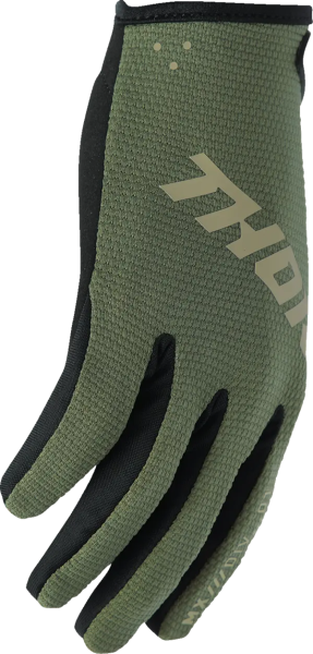 Youth Ridemode Static Gloves Green -1