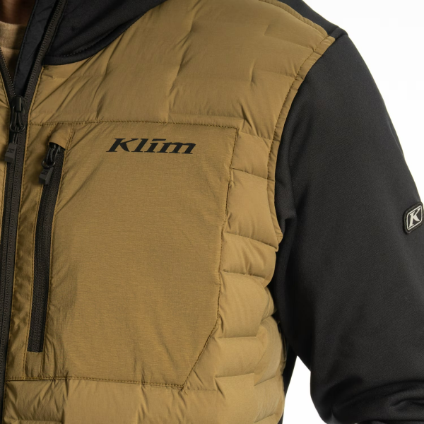 Hanorac Klim Boulder Stretch Down Hybrid Dark Olive - Black-5