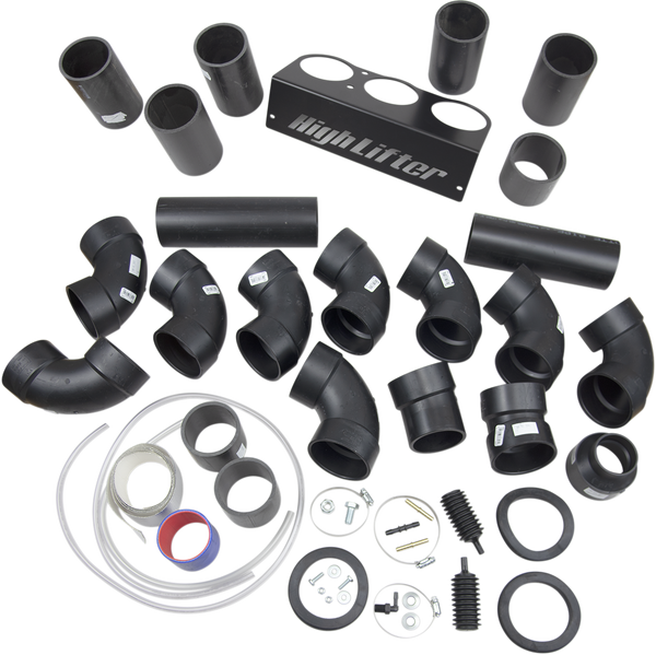 Atv Snorkel Kit Black, Silver, 1, nordicamoto.ro