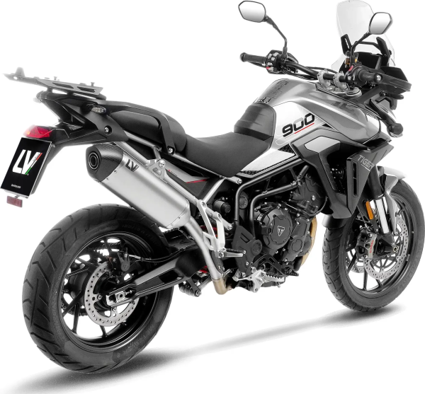 Tobă de eșapament LeoVince LV-14 Slip-On pentru Triumph Tiger 900, 2, nordicamoto.ro