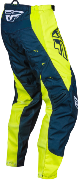 Pantaloni MX Fly F-16 932 Albastru/Fluo Galben-0