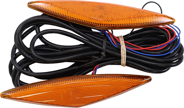 Amber Led Marker Lights Amber, 2, nordicamoto.ro