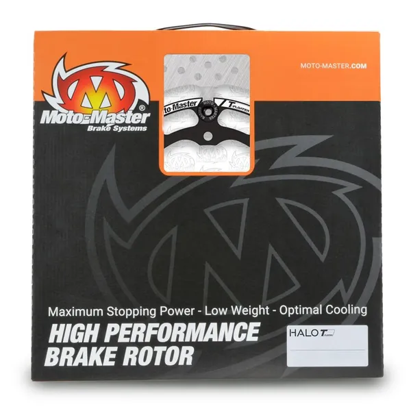 Halo Series Floating Rotor Black, Silver, Stainless Steel-0