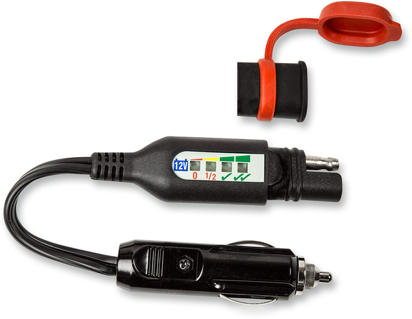 In-line Battery Status / Charge System Monitor Black, 3, nordicamoto.ro