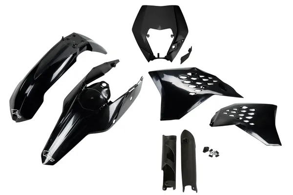 Full Body Replacement Plastic Kit Black