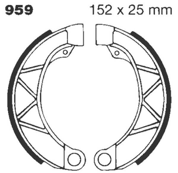 Standard Brake Shoes, 1, nordicamoto.ro