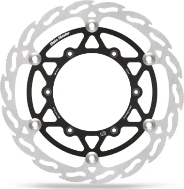 Flame Series Floating Rotor Black, Silver 