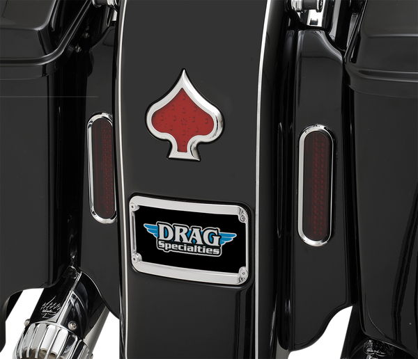 The One Rear Fender Lighted License Frame Chrome, 3, nordicamoto.ro