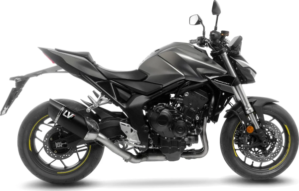 Tobă de eșapament LeoVince LV-14 R Black Edition Slip-On pentru Honda CB1000 Hornet, 6, nordicamoto.ro