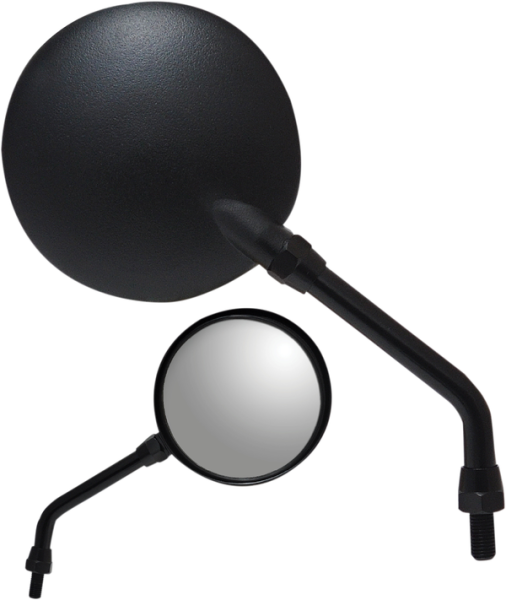Round Mirror Black, 1, nordicamoto.ro