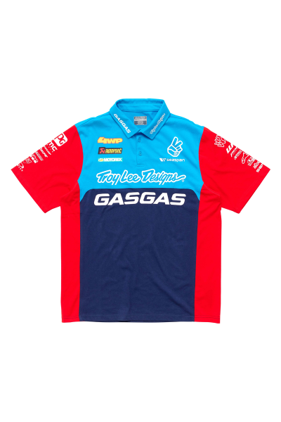 TLD GASGAS TEAM PIT SHIRT NAVY/RED