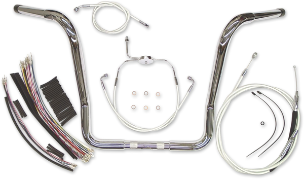 1-1/4(r) Caliber Handlebar Installation Kit Silver, 2, nordicamoto.ro