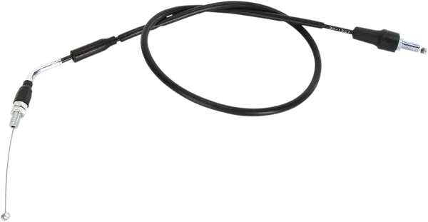 MOOSE RACING Black Vinyl Throttle Cable Black 