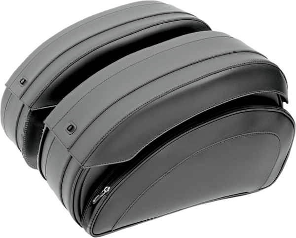 Cruis'n Deluxe Saddlebags With Mounting Hardware Black, 4, nordicamoto.ro