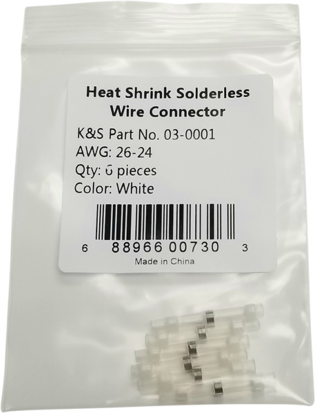 Solderless Wire Connectors White -0