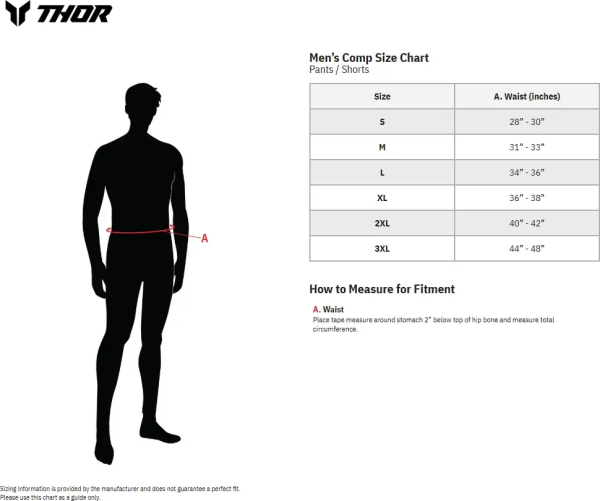 Pantaloni Scurti Thor Comp Base Layer Negru XXXL-0