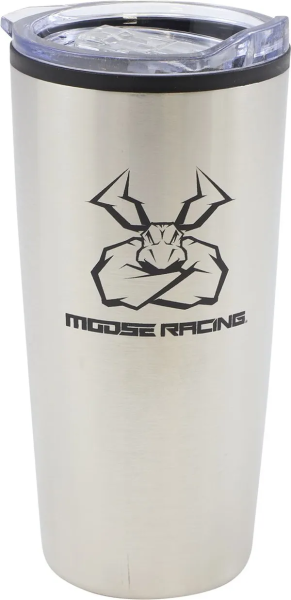 MOOSE RACING Branded Tumbler Silver -0