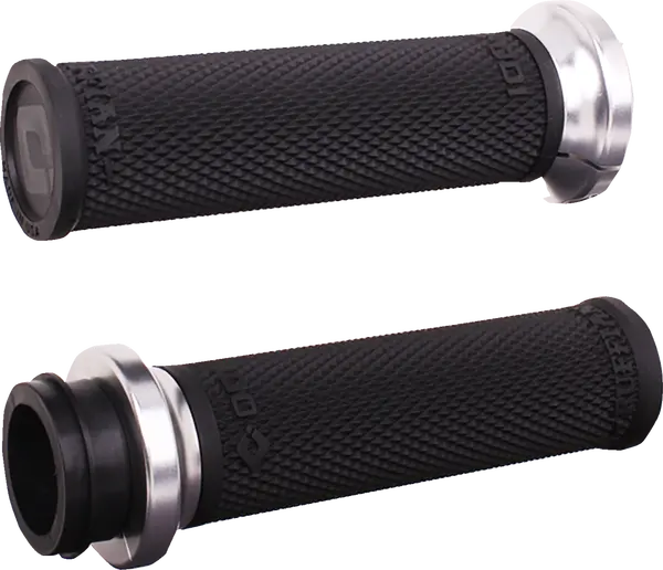 Ruffian Lock-on Street Grips Black -0