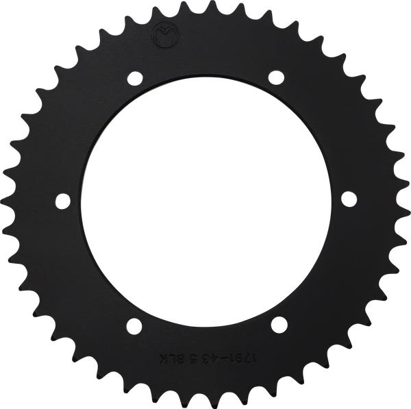 MOOSE RACING Rear Aluminum Sprocket Black -1