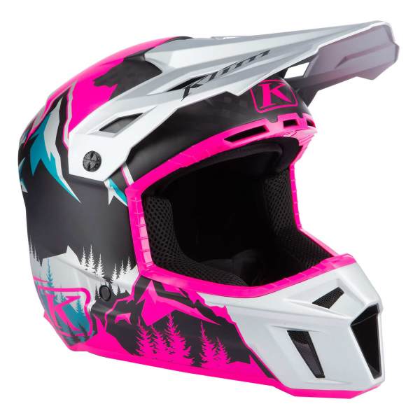 Casca Snowmobil Klim F3 Carbon ECE Wraith-43