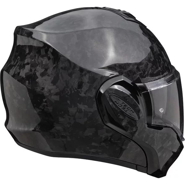 Casca modulara flip-back SCORPION EXO-TECH EVO ONYX SOLID CARBON M Negru, 2, nordicamoto.ro