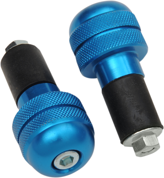 Anti-vibration Handlebar End Blue 