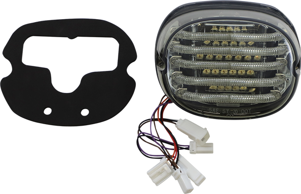 Probeam® Integrated Low Profile Led Taillights With Auxiliary Turn Signals Smoke, 2, nordicamoto.ro