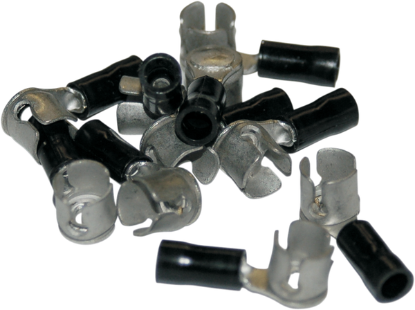 1/4(r) Cap-type Crimp Terminal Black, 1, nordicamoto.ro