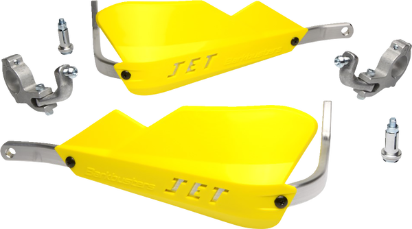Jet Handguards For Tapered Handlebar Yellow, 1, nordicamoto.ro