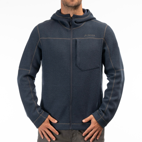 Hanorac Snowmobil Klim Bighorn Canyon Wool Fleece Mid Layer Black Heather-11