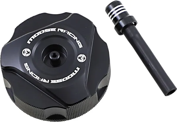 MOOSE RACING Aluminum Gas Cap Black 