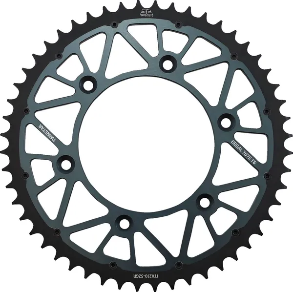 JT SPROCKETS Twinstar Rear Sprocket Graphite 