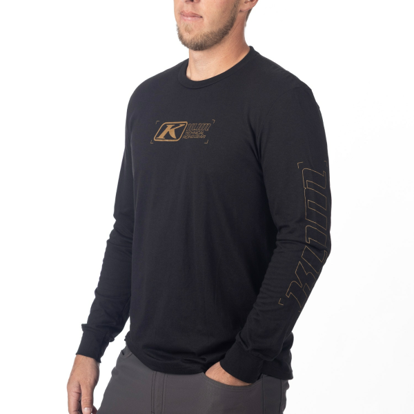 Tricou Klim Tri-Blend Long Sleeve Black - Breen-9