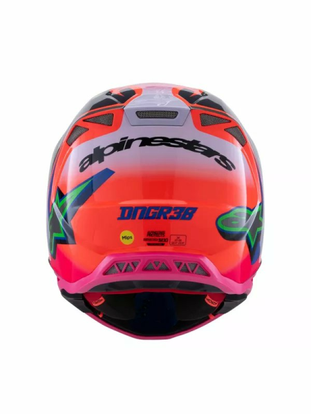 Casca Alpinestars S-M10 Deegan Orange/Pink/Purple-1