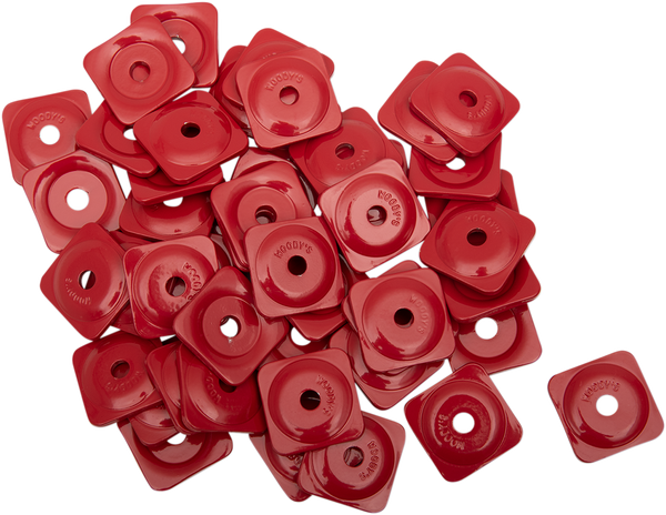 Grand Digger® Support Plates Red, Powder Coated, 2, nordicamoto.ro
