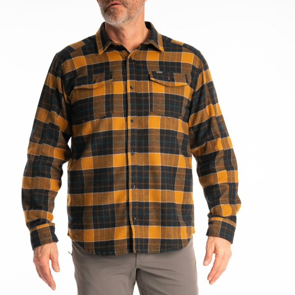 Camasa Klim Owen Heavyweight Flannel Picante - Black-3