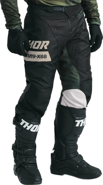 Launchmode Bleach Pants Green, Black -4