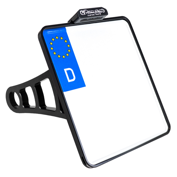 License Plate Holder 3-in-1 For Eu Countries Yellow, 1, nordicamoto.ro