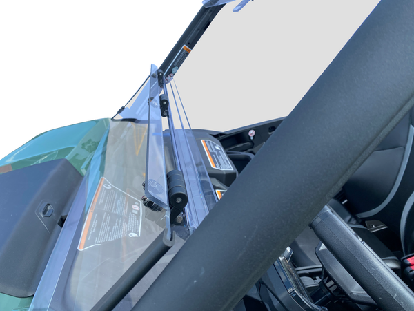 Deluxe Full Folding Windshield Clear -0