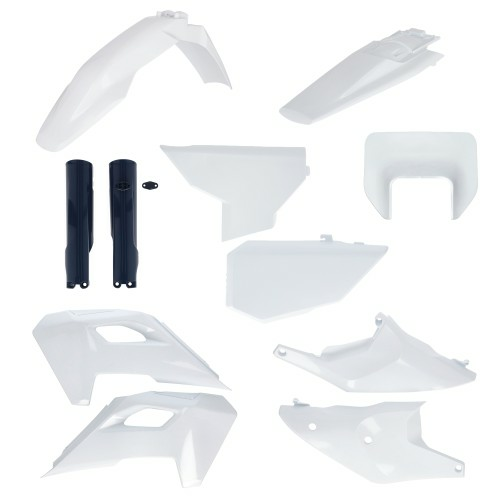 Kit complet plastice Acerbis Husqvarna TE 150-300 TBI/FE 250-500 2024-2025 Alb, 3, nordicamoto.ro