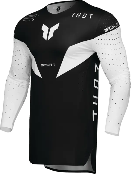 Tricou Enduro Thor Sportmode Strike Black-8