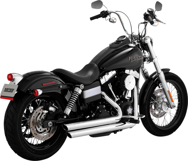 2-into-2 Big Shots Exhaust System Chrome, 1, nordicamoto.ro