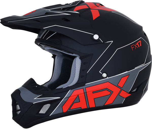 Helmet Fx17 M-red-blkRed  M, 2, nordicamoto.ro